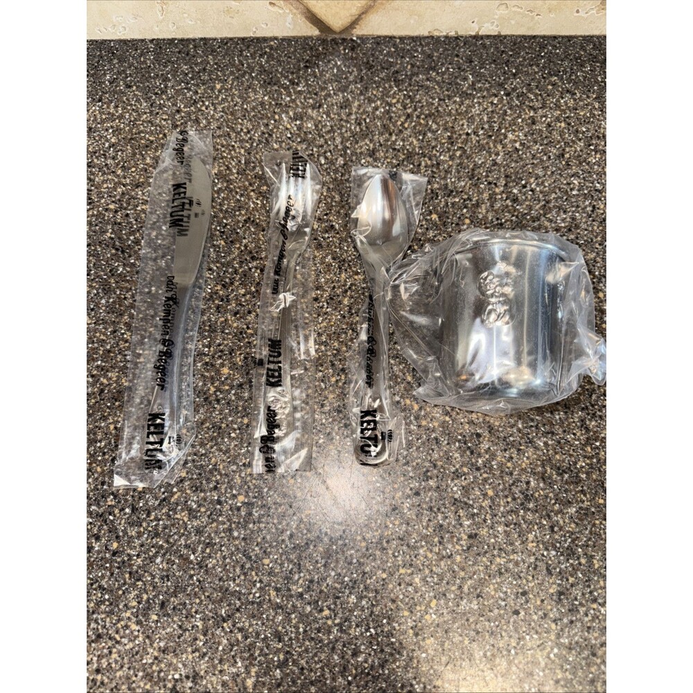 Keltum Stainless Steel The World Of Beatrix Potter 4 Pieces New